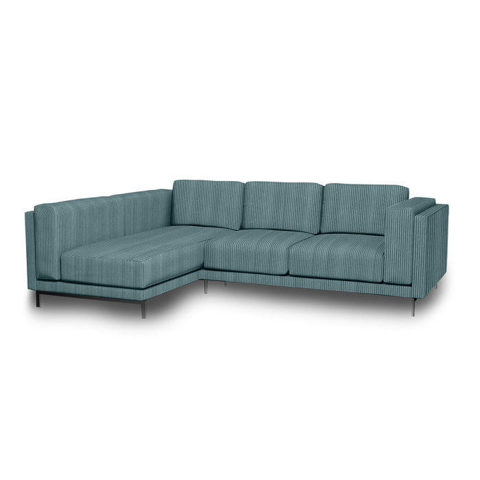 Nockeby 3-zits hoes met chaise longue links
