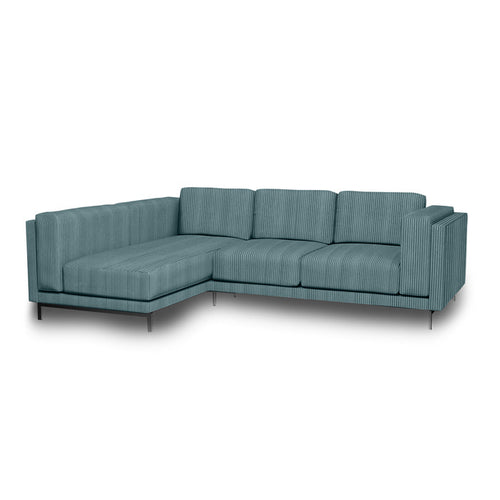 Nockeby 3-zits hoes met chaise longue links
