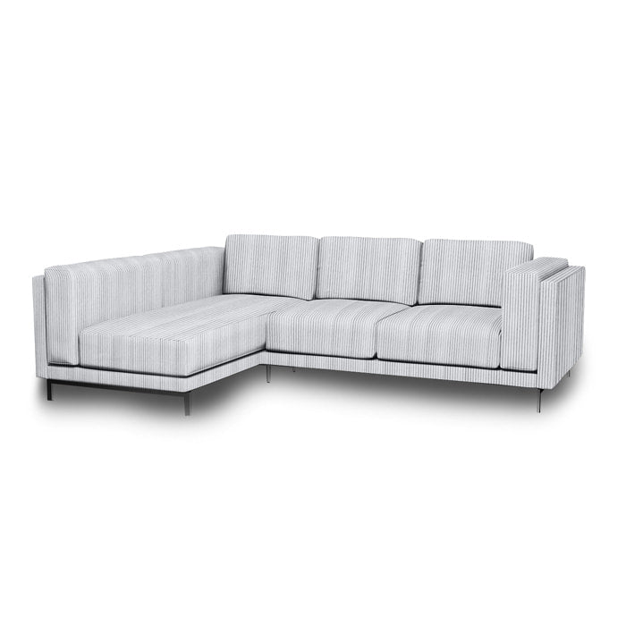 Nockeby 3-zits hoes met chaise longue links