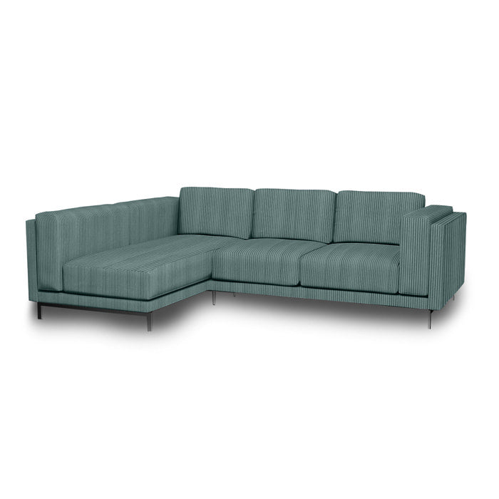 Nockeby 3-zits hoes met chaise longue links