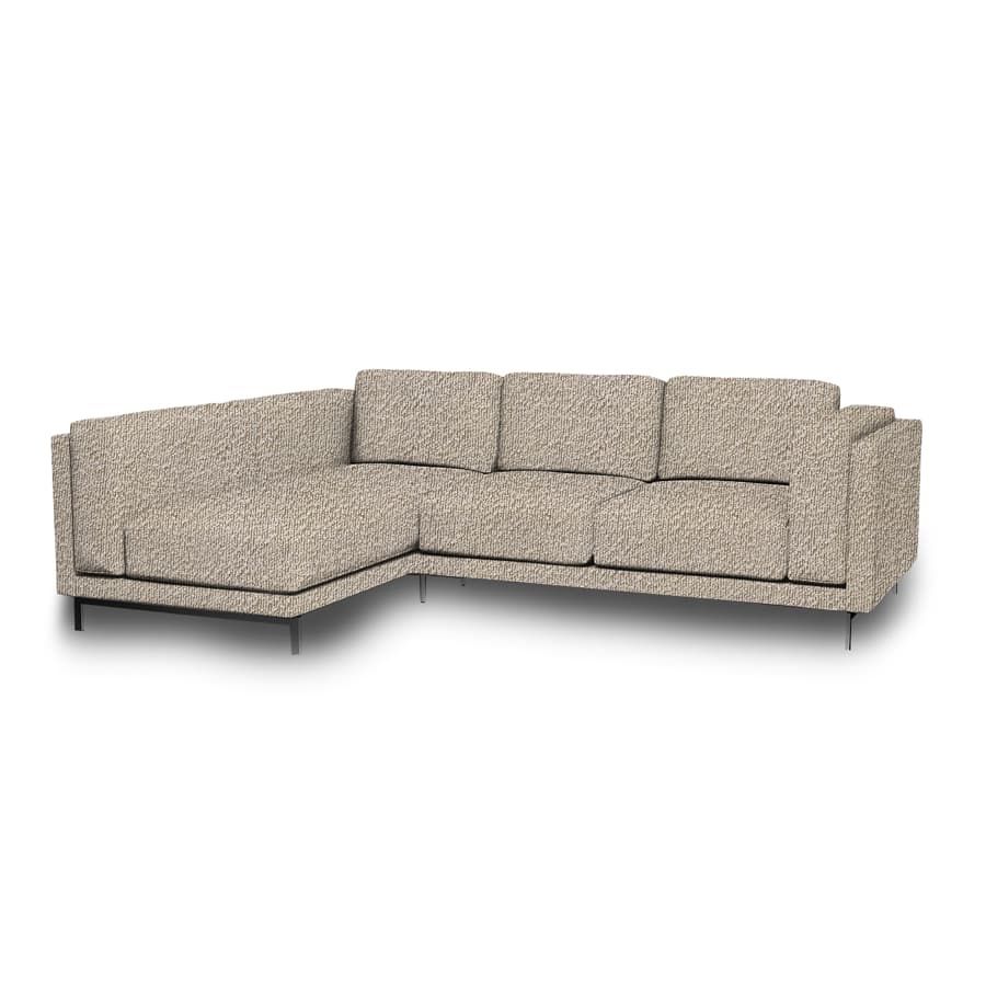Nockeby 3-zits hoes met chaise longue links
