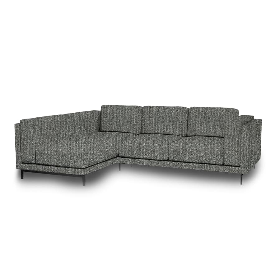 Nockeby 3-zits hoes met chaise longue links