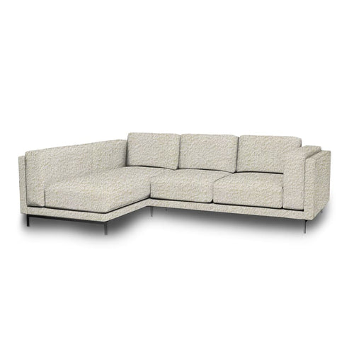 Nockeby 3-zits hoes met chaise longue links