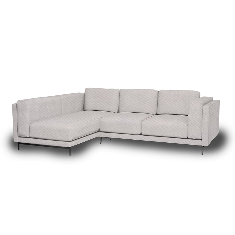 Nockeby 3-zits hoes met chaise longue links