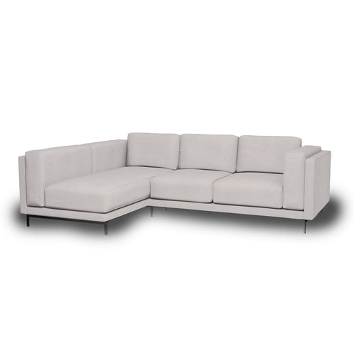 Nockeby 3-zits hoes met chaise longue links