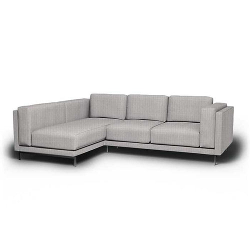 Nockeby 3-zits hoes met chaise longue links