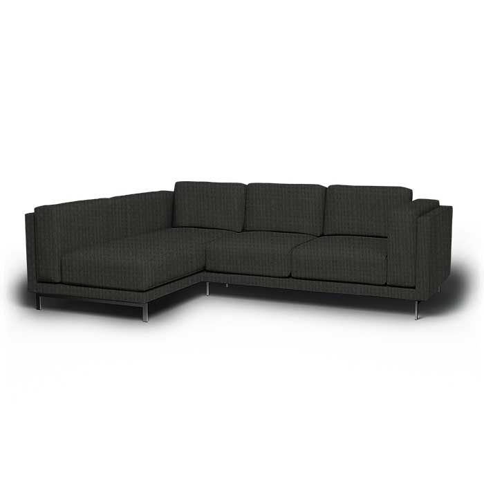 Nockeby 3-zits hoes met chaise longue links