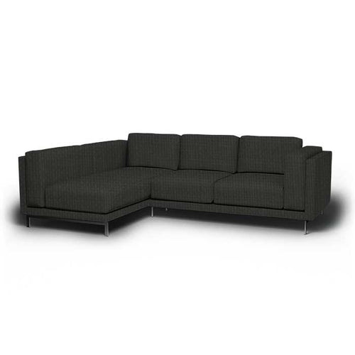 Nockeby 3-zits hoes met chaise longue links