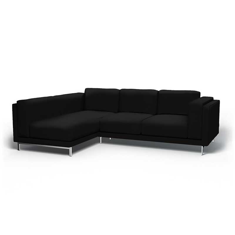 Nockeby 3-zits hoes met chaise longue links