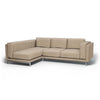 Nockeby 3-zits hoes met chaise longue links