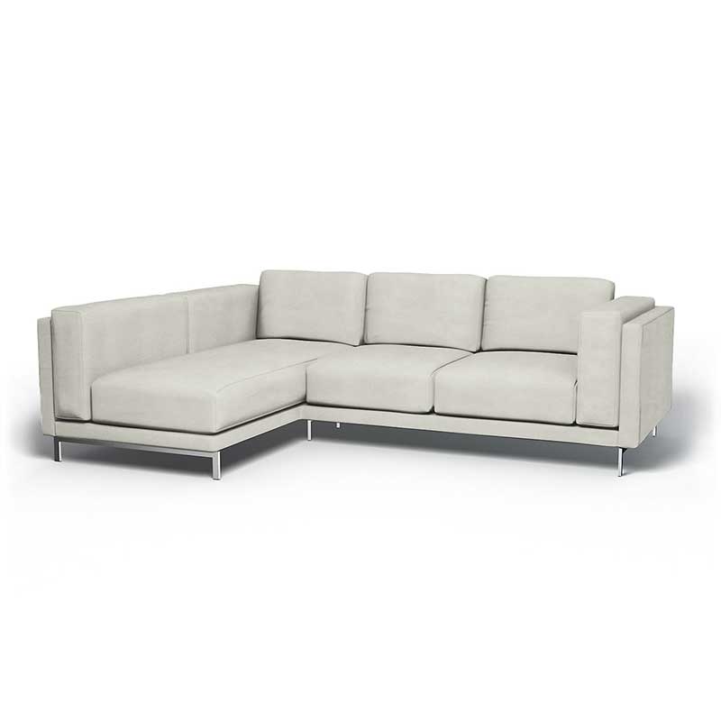 Nockeby 3-zits hoes met chaise longue links