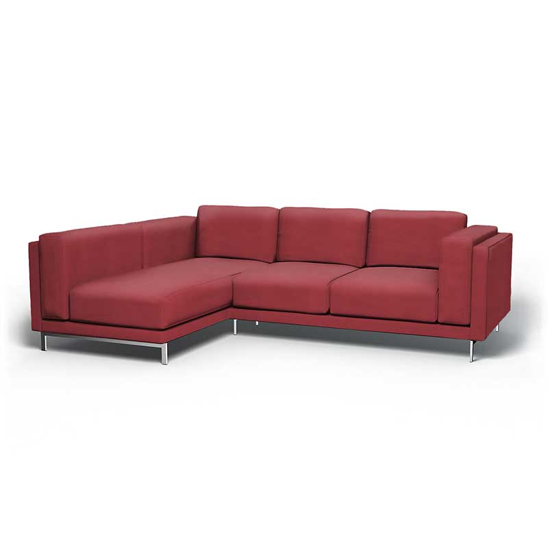 Nockeby 3-zits hoes met chaise longue links