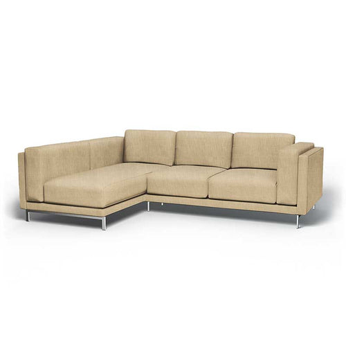 Nockeby 3-zits hoes met chaise longue links