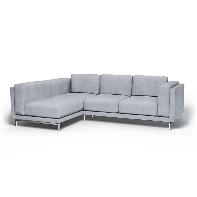 Nockeby 3-zits hoes met chaise longue links