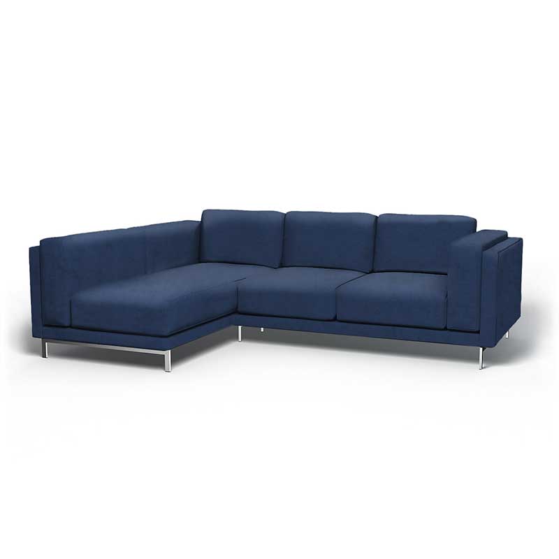 Housse Nockeby 3 places avec méridienne gauche