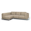 Nockeby 3-zits hoes met chaise longue links