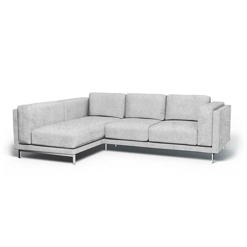 Nockeby 3-zits hoes met chaise longue links