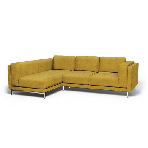 Nockeby 3-zits hoes met chaise longue links