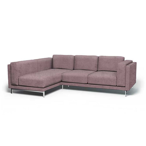 Nockeby 3-zits hoes met chaise longue links