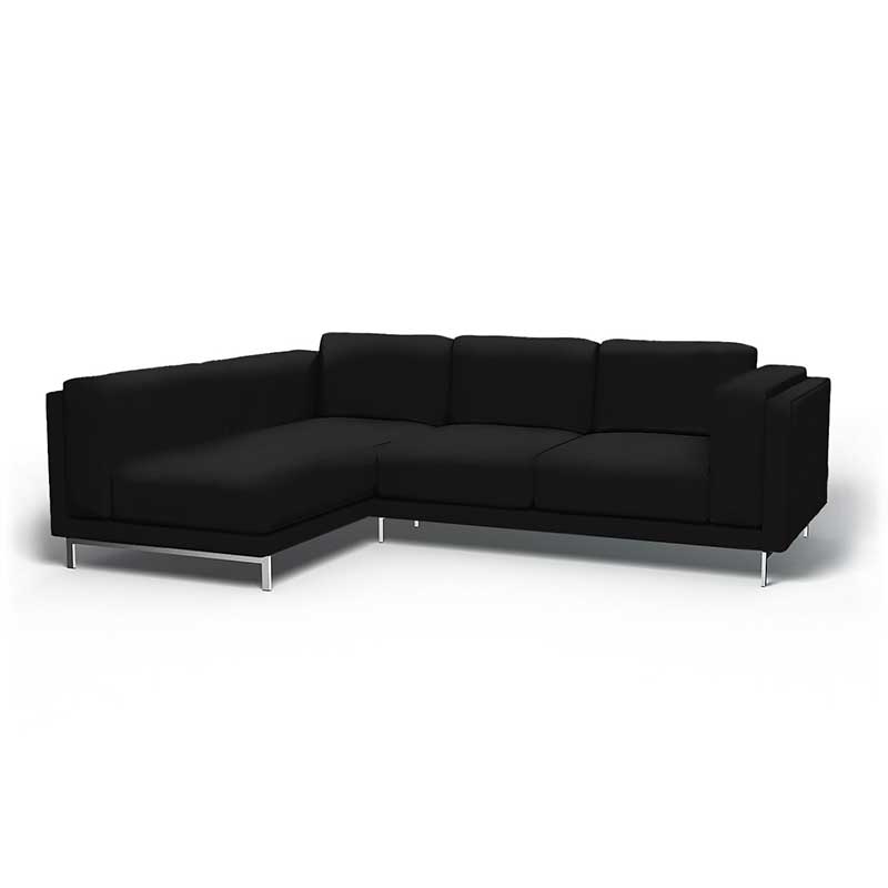Nockeby 3-zits hoes met chaise longue links