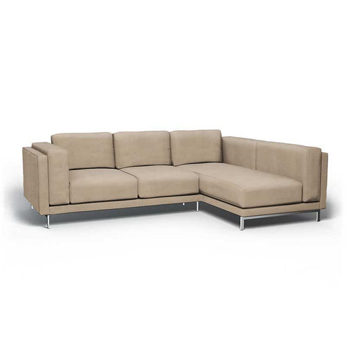 Nockeby 3-zits hoes met chaise longue rechts