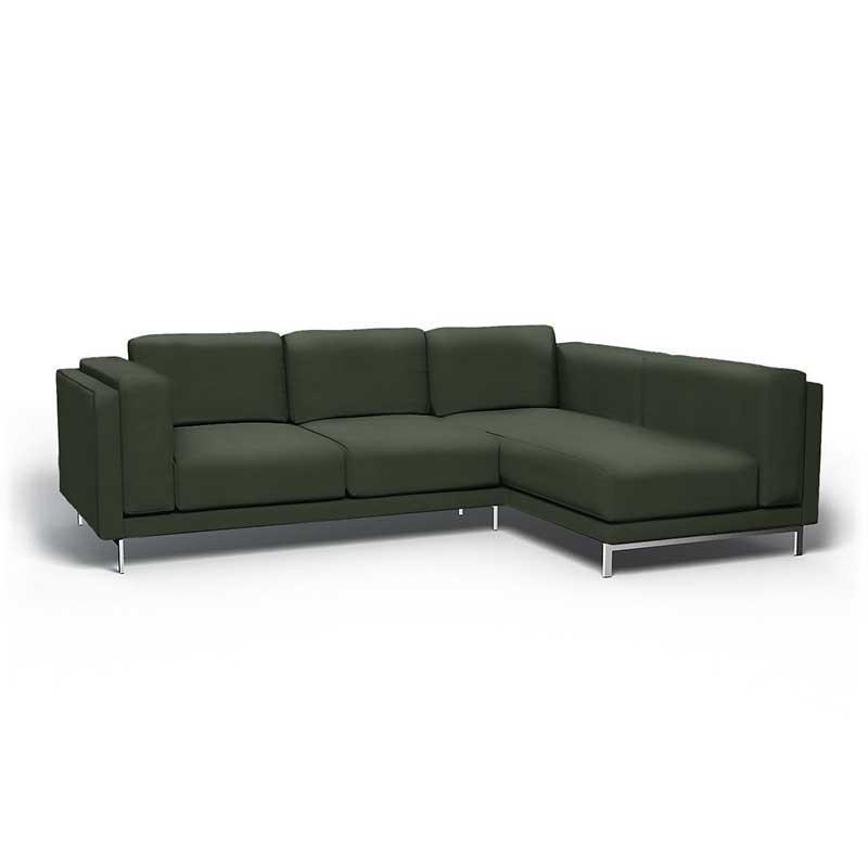 Funda para sofá de 3 plazas Nockeby con chaise longue derecha