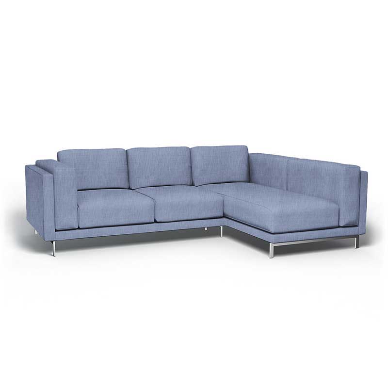 Funda para sofá de 3 plazas Nockeby con chaise longue derecha