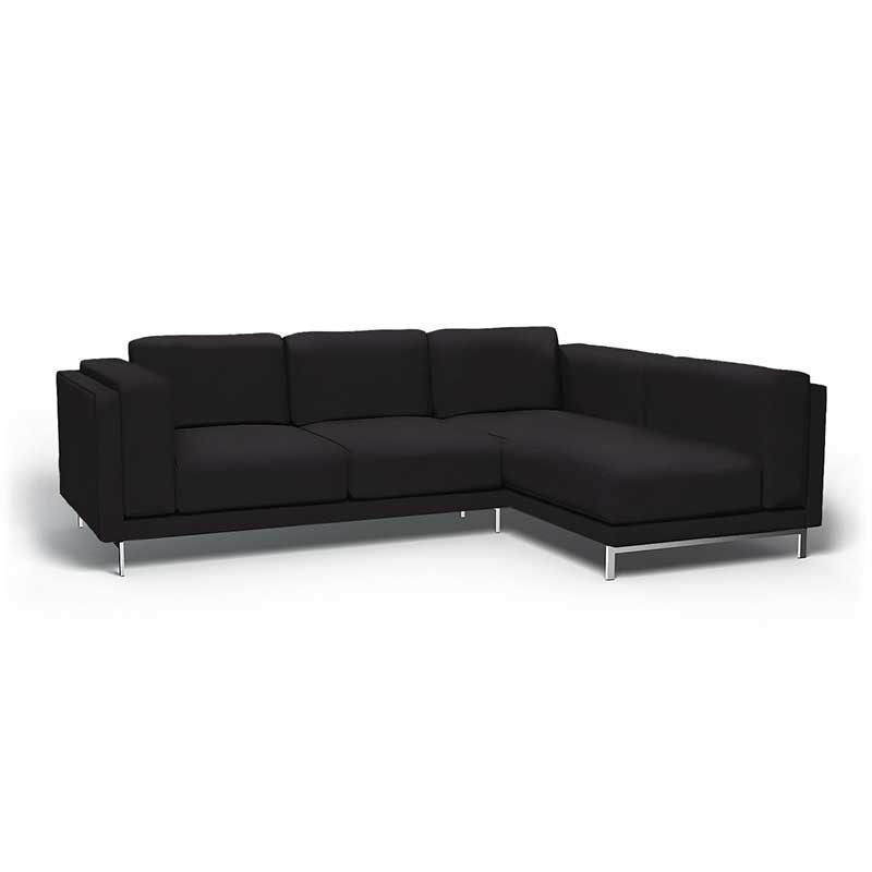 Funda para sofá de 3 plazas Nockeby con chaise longue derecha