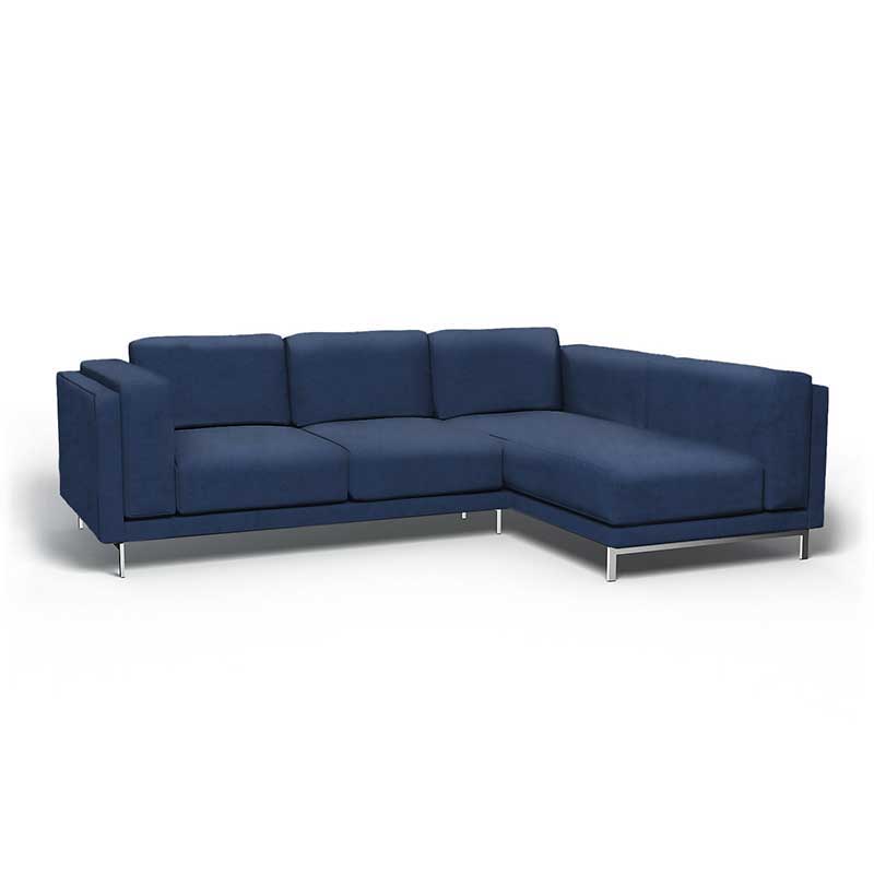 Funda para sofá de 3 plazas Nockeby con chaise longue derecha