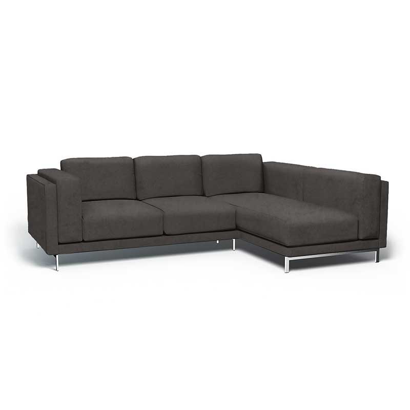 Funda para sofá de 3 plazas Nockeby con chaise longue derecha