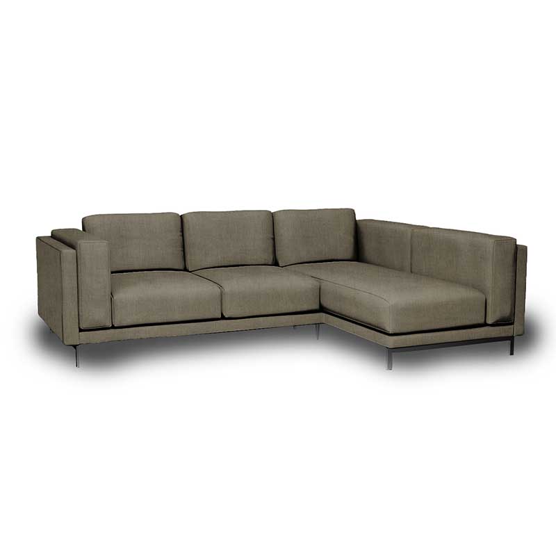 Funda para sofá de 3 plazas Nockeby con chaise longue derecha