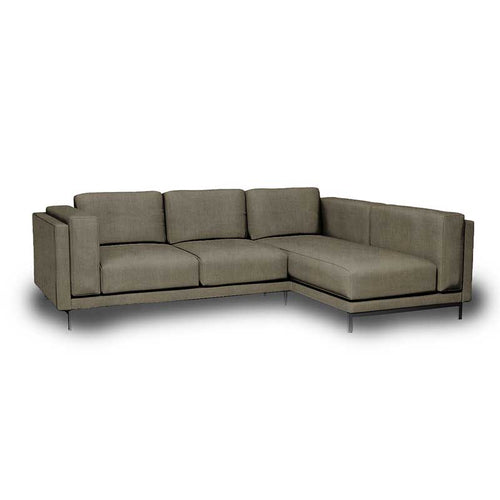 Nockeby 3-seat sofa cover with chaise longue right