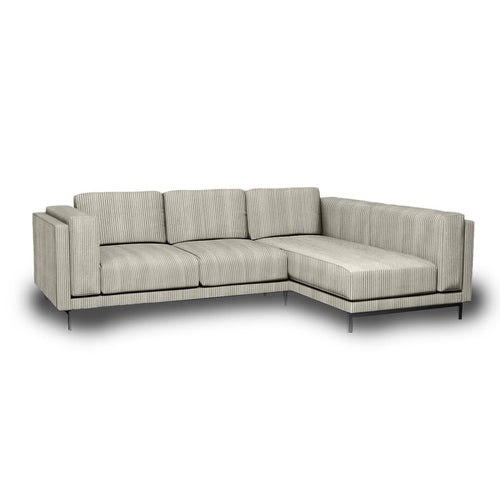 Nockeby 3-zits hoes met chaise longue rechts