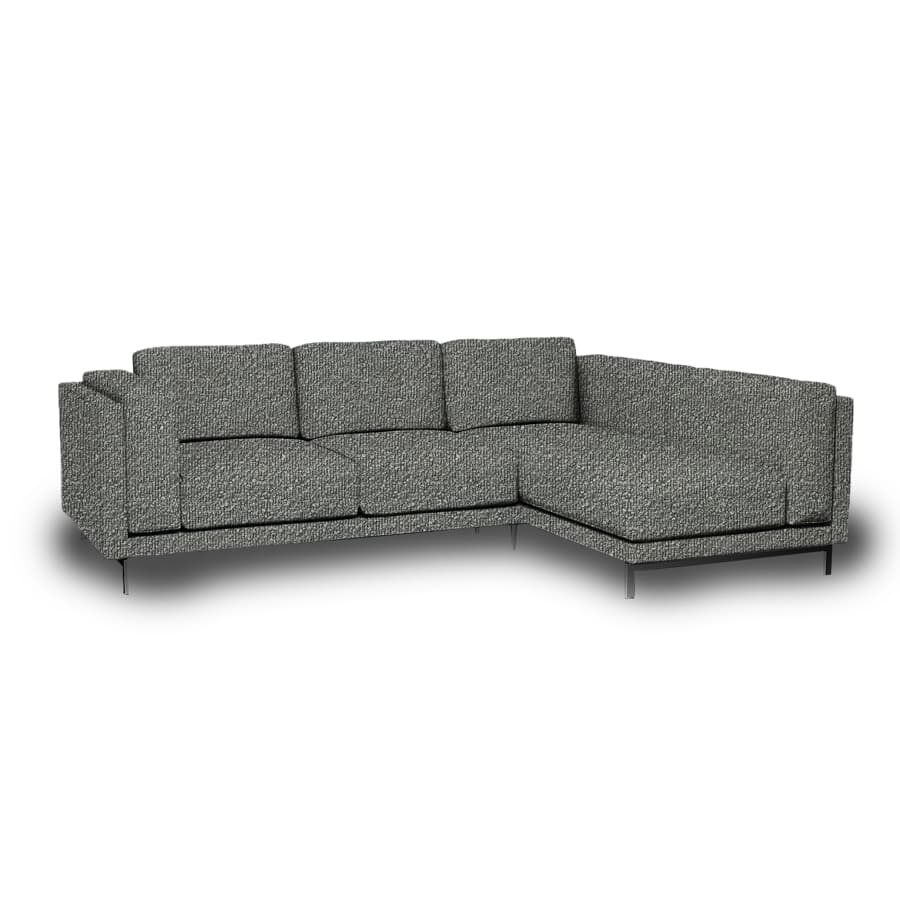 Funda para sofá de 3 plazas Nockeby con chaise longue derecha