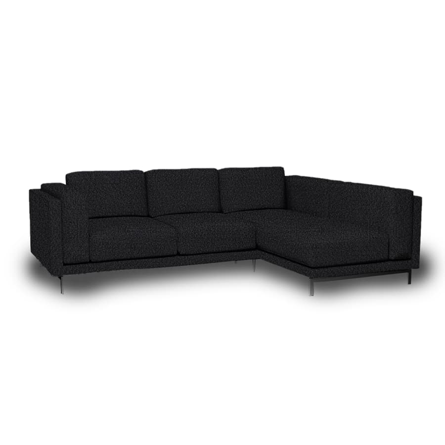 Funda para sofá de 3 plazas Nockeby con chaise longue derecha