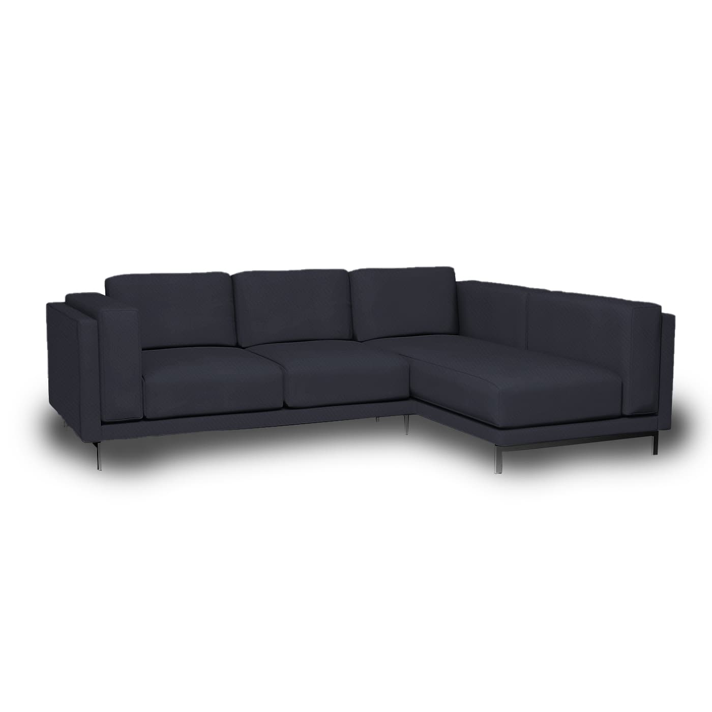 Funda para sofá de 3 plazas Nockeby con chaise longue derecha