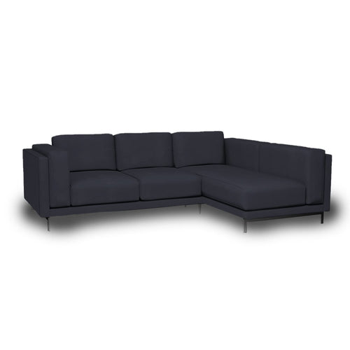 Nockeby 3-zits hoes met chaise longue rechts