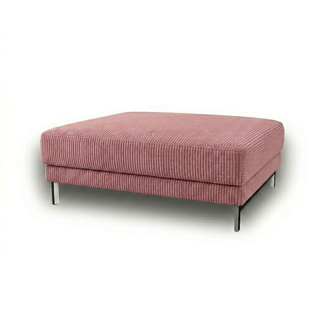 Funda para Reposapiés Nockeby - Pana Vintage Rosa #6