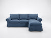 Ektorp 3-seat sofa cover with chaise longue