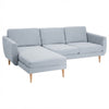 Smedstorp 3-zits met chaise longue hoes links Imperia 5 — Norsemaison [nm-render]