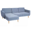 Smedstorp 3-zits met chaise longue hoes links