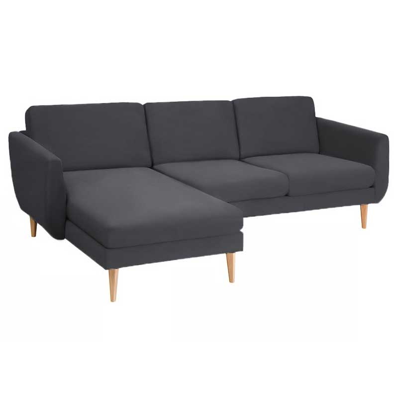 Smedstorp 3-seat with chaise longue cover left