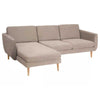 Smedstorp 3-zits met chaise longue hoes links