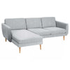 Smedstorp 3-zits met chaise longue hoes links