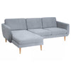 Smedstorp 3-zits met chaise longue hoes links