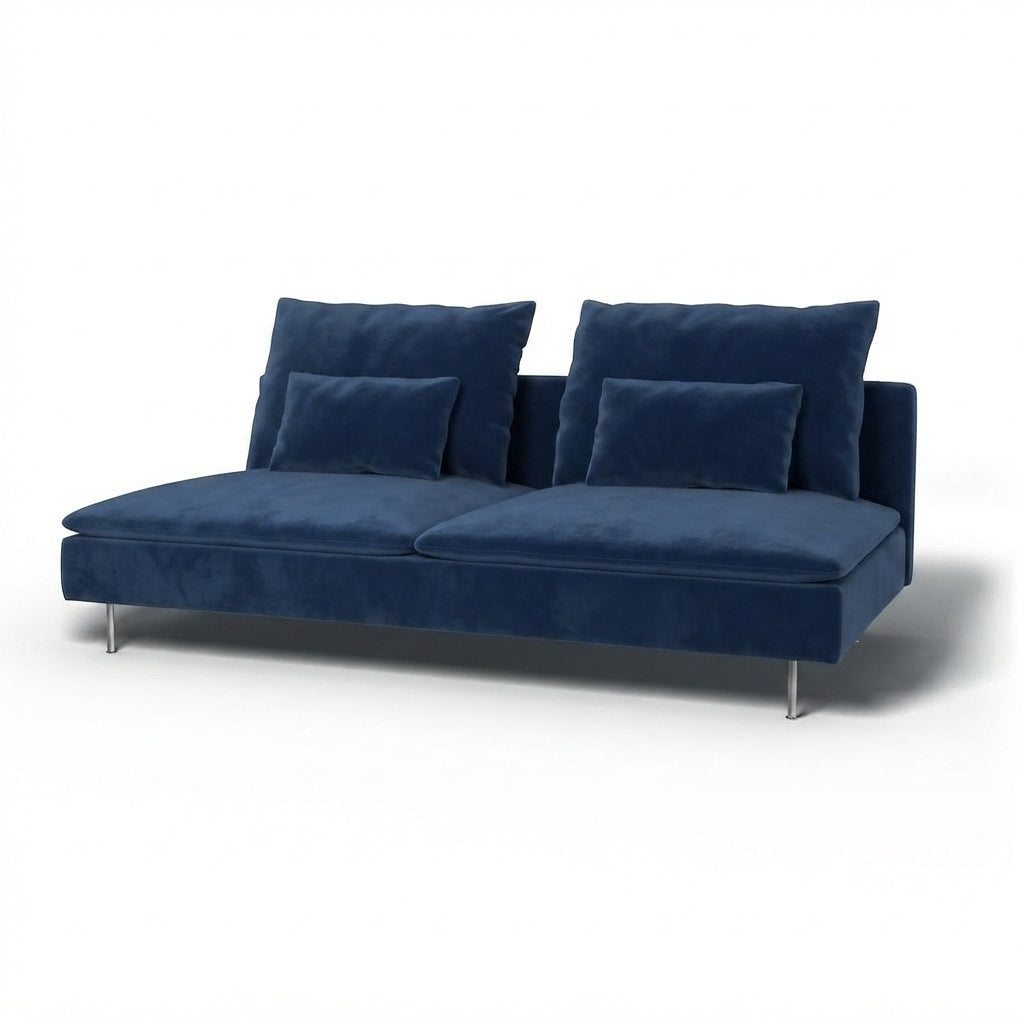 Söderhamn 3-zits element Fluweel 70 Standaard stijl — Norsemaison [nm-render]