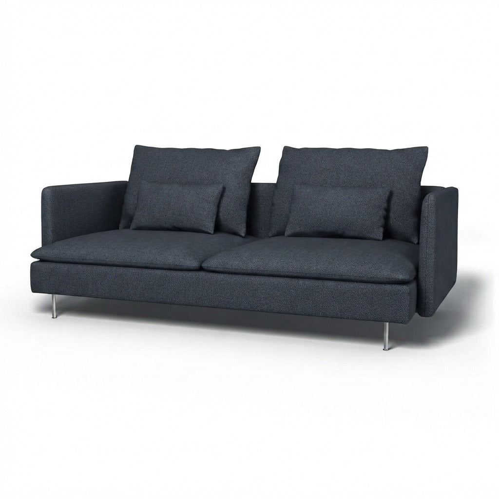 Söderhamn 3-zits Chenille 48 Standaard stijl — Norsemaison [nm-render]