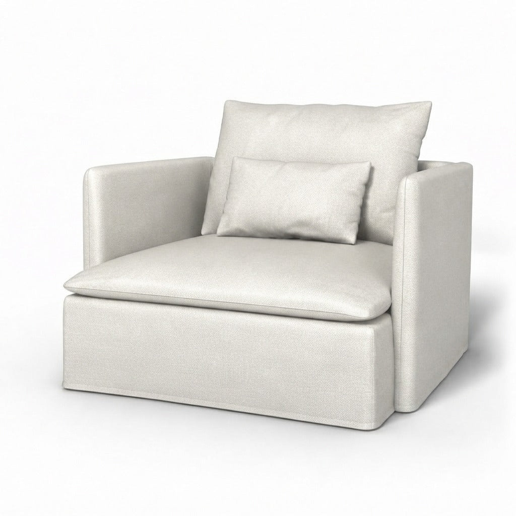 Söderhamn Fauteuil Chenille 2 Losse stijl — Norsemaison [nm-render]