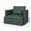 Söderhamn Fauteuil Chenille 38 Losse stijl — Norsemaison [nm-render]