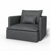 Söderhamn Fauteuil Chenille 45 Losse stijl — Norsemaison [nm-render]